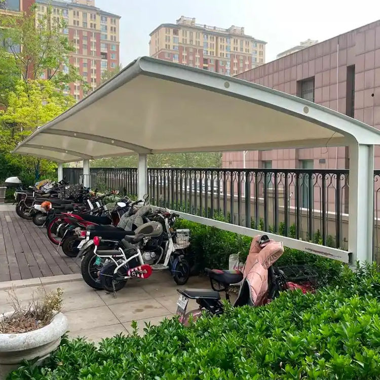 浦城县膜结构电动车棚